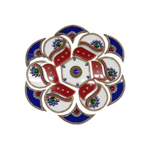 19 piece fancy Acrylic Rangoli design