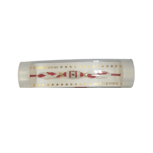 Exclusive beaded string Tube Rakhi