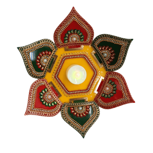Fancy big Acrylic reusable Rangoli