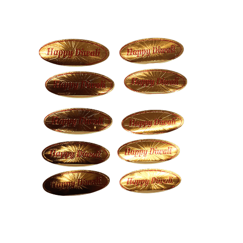 Happy Diwali pack of 10 Box stickers