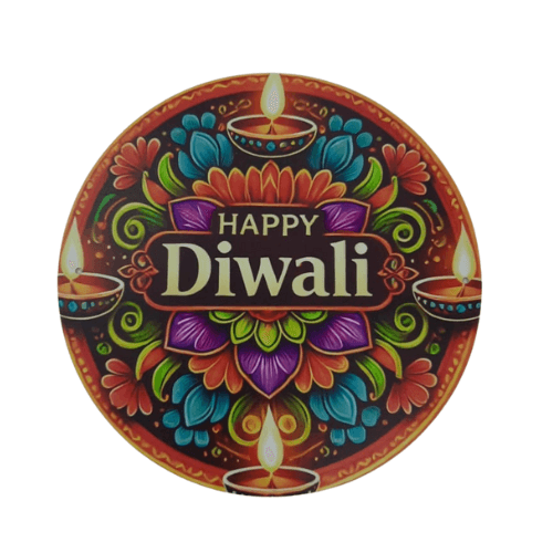 Floral coloured Happy Diwali wall hangings