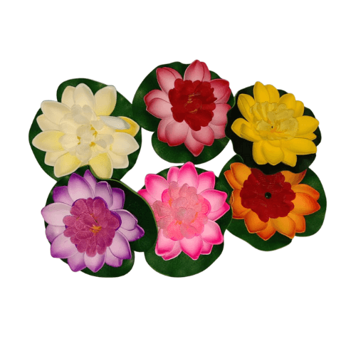 Pack of 6 Floating Water Flowers