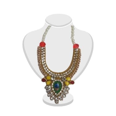 Peacock Design Pearl Jewellery Set
