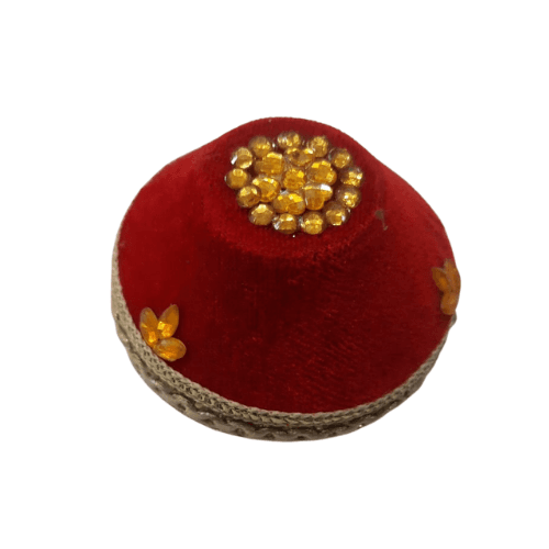 Fancy covered Harpit/Or to clay lids for groom to stamp