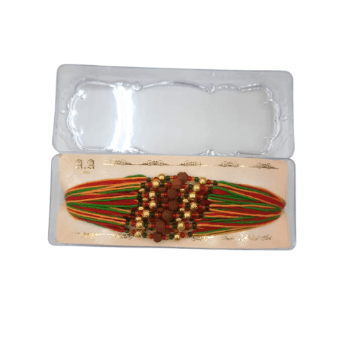 Pack of 12 fancy string beaded Rakhis