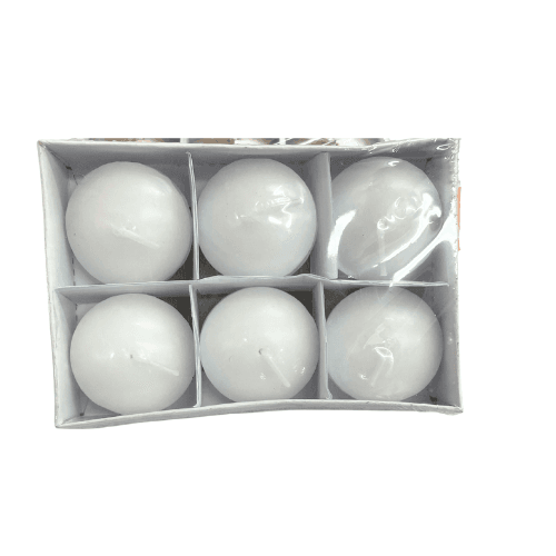 Pack of 6 floating candles,