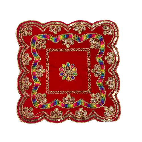 Square Red Mataji cloth/Arlington cloth